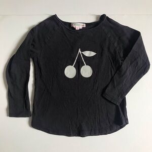 Bonpoint Black Cherry Shirt size 3T